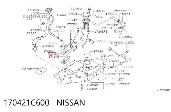 Unidad de alimentación de combustible Nissan Vanette CARGO