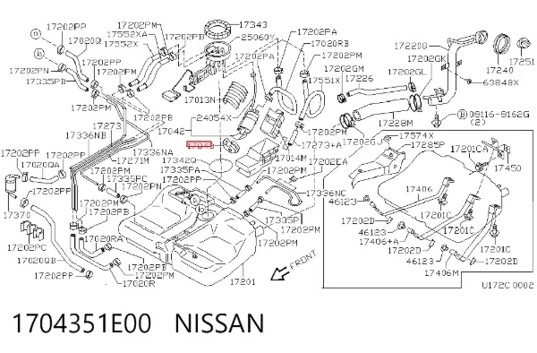  1704351E00 Nissan/Infiniti