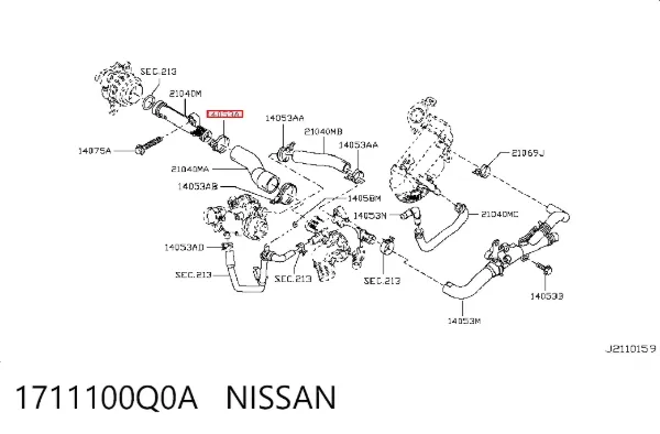  1711100Q0A Nissan/Infiniti