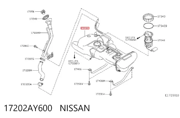 Depósito de gasolina Nissan Micra K12
