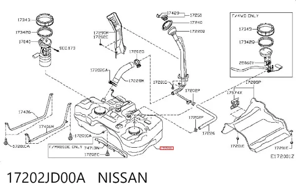 Depósito de gasolina Nissan Qashqai I
