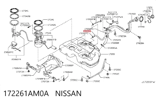  172261AM0A Nissan/Infiniti
