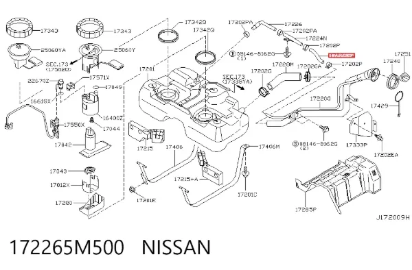  172265M500 Nissan/Infiniti