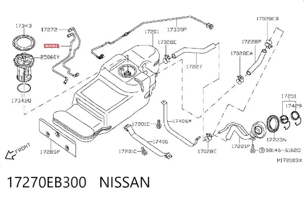  17270EB300 Nissan/Infiniti