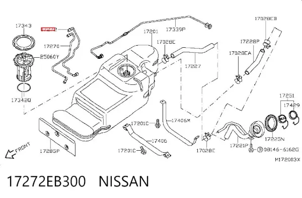  17272EB300 Nissan/Infiniti