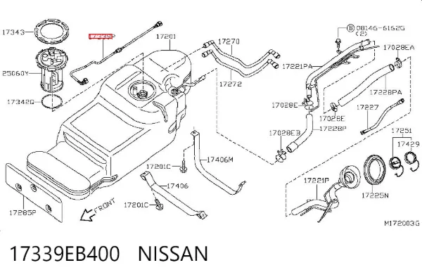  17339EB400 Nissan/Infiniti