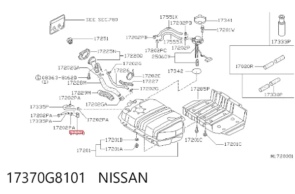  17370G8101 Nissan/Infiniti
