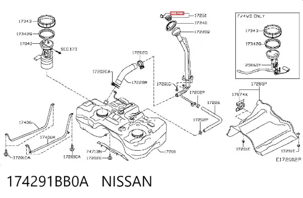  174291BB0A Nissan/Infiniti