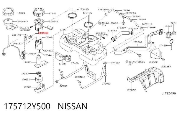  175712Y500 Nissan/Infiniti