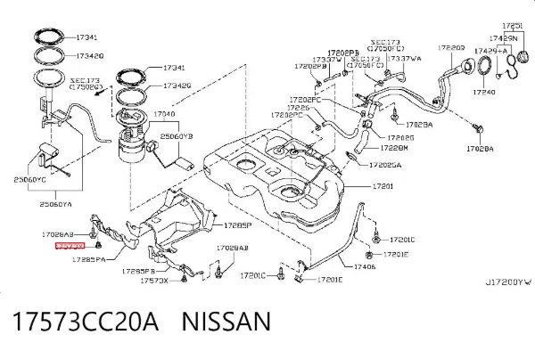  17573CC20A Nissan/Infiniti