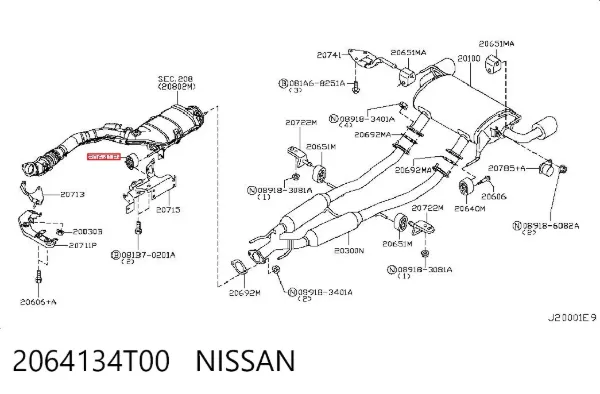  2064134T00 Nissan/Infiniti