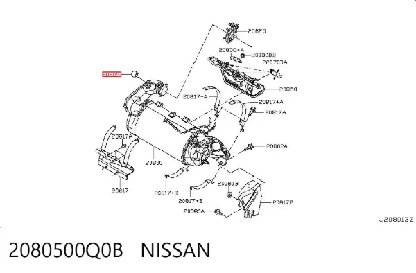  2080500Q0B Nissan/Infiniti
