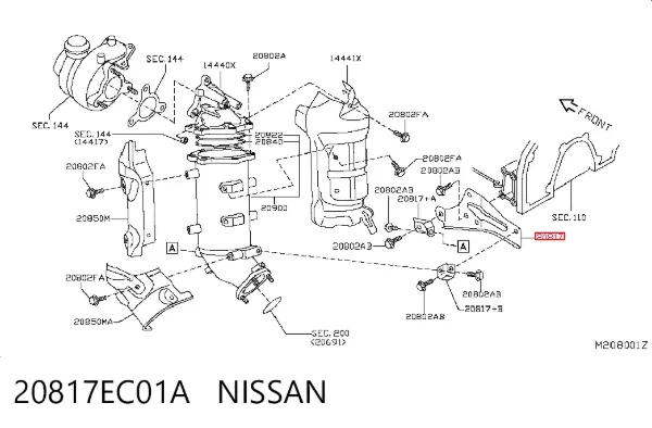  20817EC01A Nissan/Infiniti