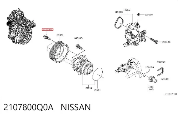  2107800Q0A Nissan/Infiniti