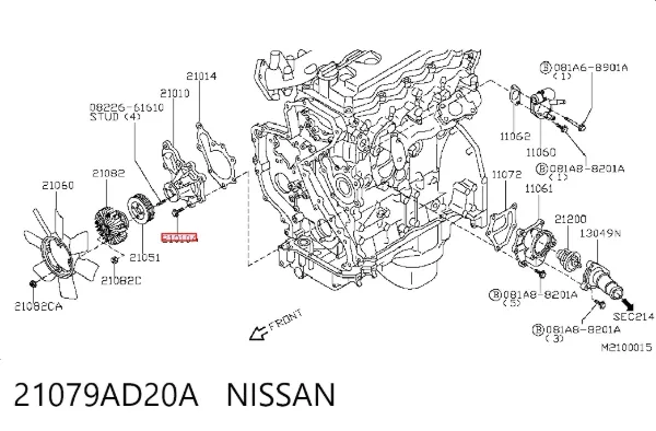  21079AD20A Nissan/Infiniti