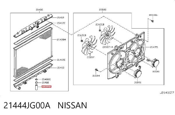 21444JG00A Nissan/Infiniti