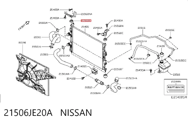  21506JE20A Nissan/Infiniti