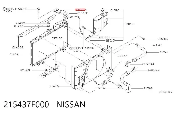  215437F000 Nissan/Infiniti