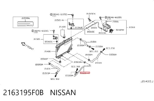  2163195F0B Nissan/Infiniti