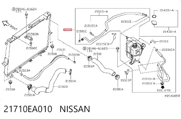 Vaso de expansión Nissan Navara NP300 III