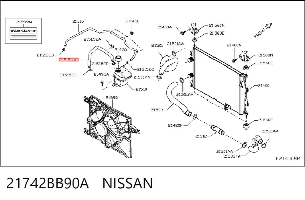  21742BB90A Nissan/Infiniti