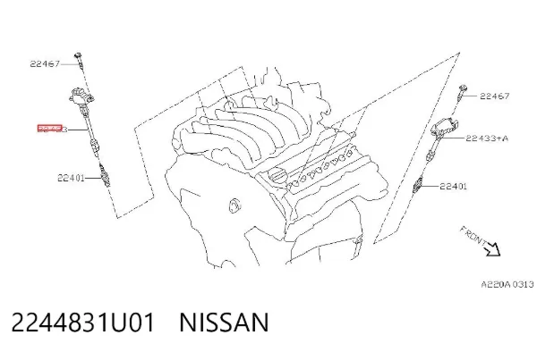 Bobina 2244831U01 Nissan/Infiniti