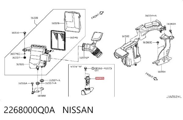 Caudalímetro Nissan Micra K14