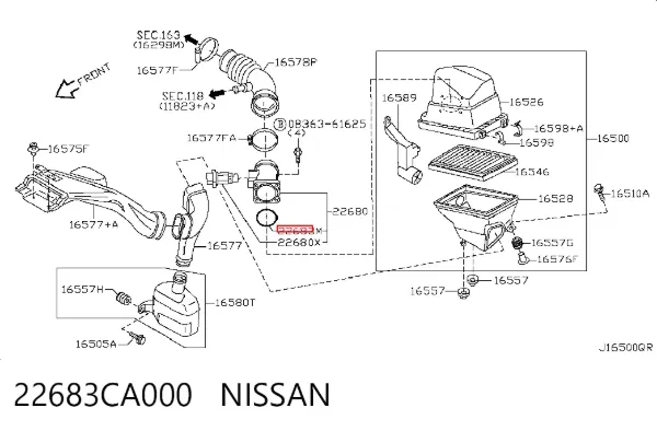  22683CA000 Nissan/Infiniti