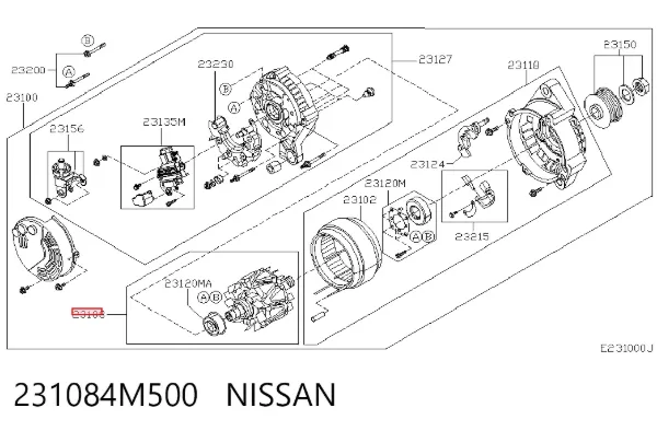  231084M500 Nissan/Infiniti