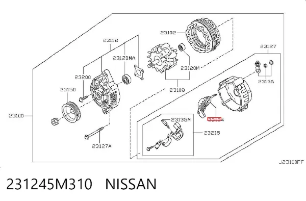  231245M310 Nissan/Infiniti