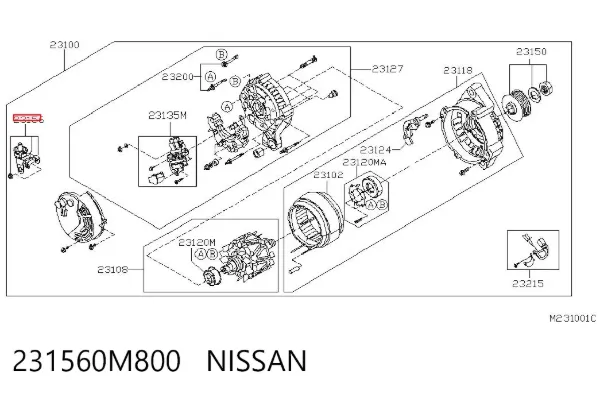  231560M800 Nissan/Infiniti