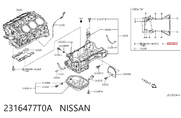  2316477T0A Nissan/Infiniti