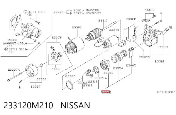 Bendix 233120M210 Nissan/Infiniti
