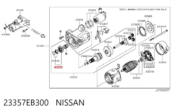  23357EB300 Nissan/Infiniti