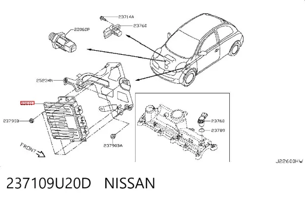 ECU Nissan Note E11