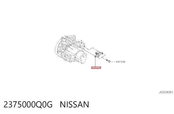 Sensor de cigüeñal 2375000Q0G Nissan/Infiniti