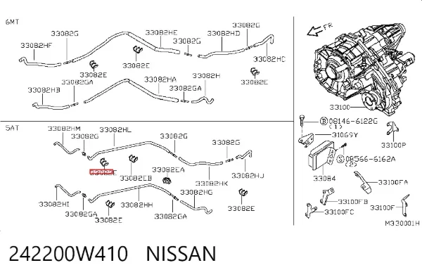  242200W410 Nissan/Infiniti