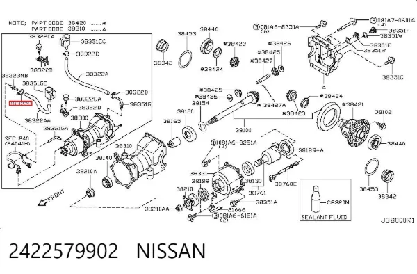  2422579902 Nissan/Infiniti