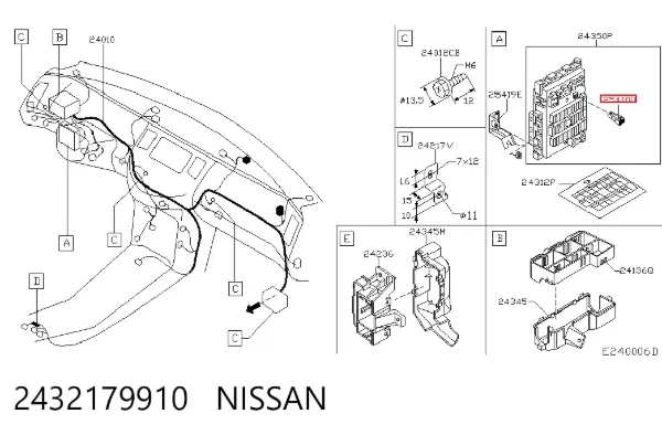  2432179910 Nissan/Infiniti
