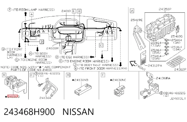  243468H900 Nissan/Infiniti