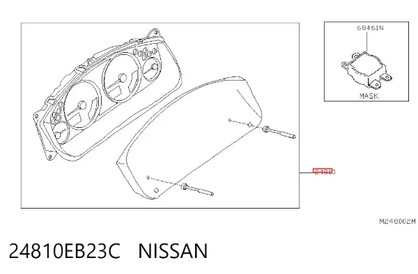 Cuadro instrumentos 24810EB23C Nissan/Infiniti