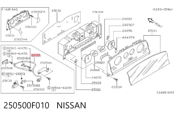 Cable velocímetro Nissan Terrano II