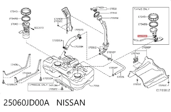 Aforador Nissan Qashqai +2 I