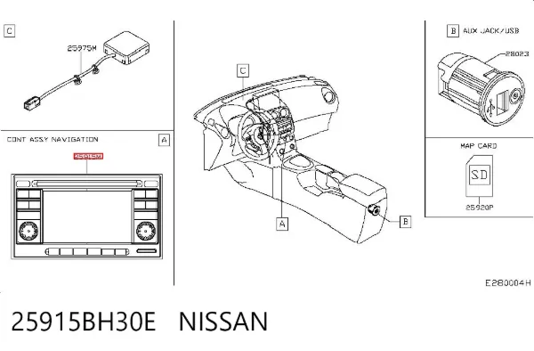  25915BH30E Nissan/Infiniti