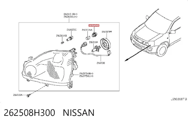  262508H300 Nissan/Infiniti