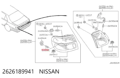 Bombilla NISSAN 2626189941