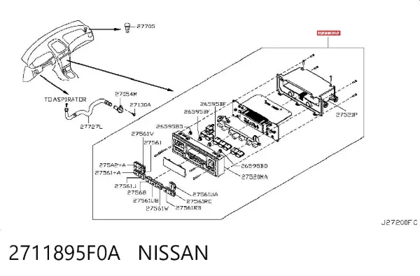 Unidad de control aire acondicionado Nissan Almera CLASSIC