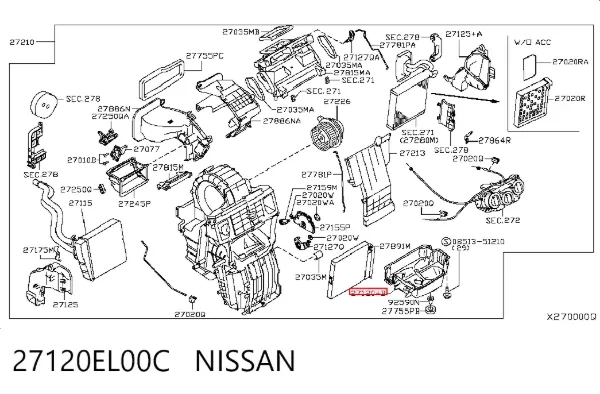  27120EL00C Nissan/Infiniti