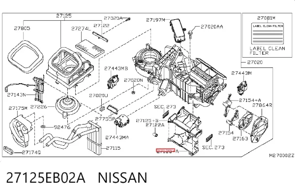  27125EB02A Nissan/Infiniti