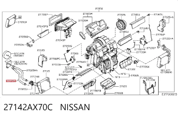  27142AX70C Nissan/Infiniti